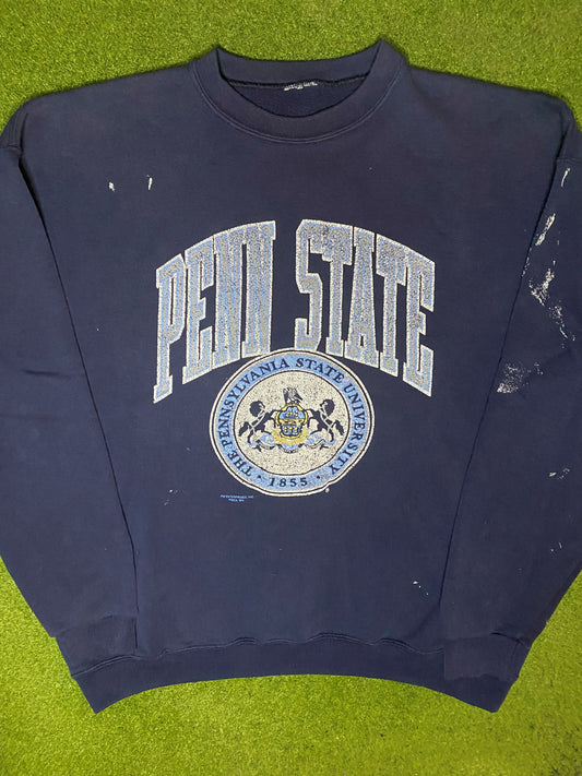 90s Penn State Nittany Lions - Vintage University Sweatshirt (XL) - Gametime Vintage