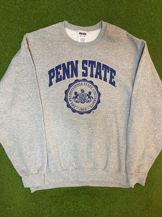 90s Penn State Nittany Lions - Vintage University Crewneck Sweatshirt (Large) Gametime Vintage