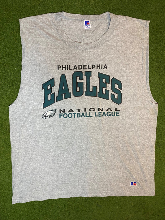 90s Philadelphia Eagles - Vintage NFL Tank (2XL) 