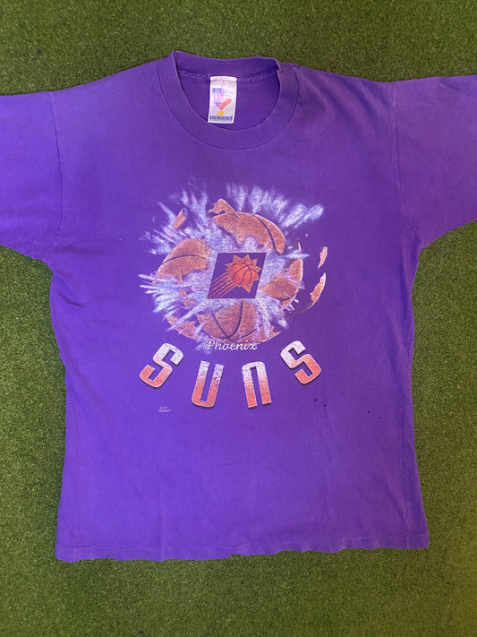 90s Phoenix Suns - Vintage NBA T-Shirt (Youth XL)