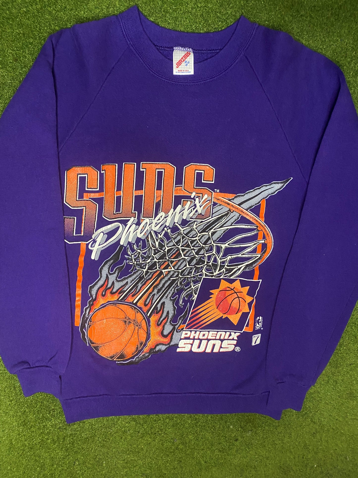 90s Phoenix Suns - Vintage NBA Sweatshirt (Medium) Gametime Vintage