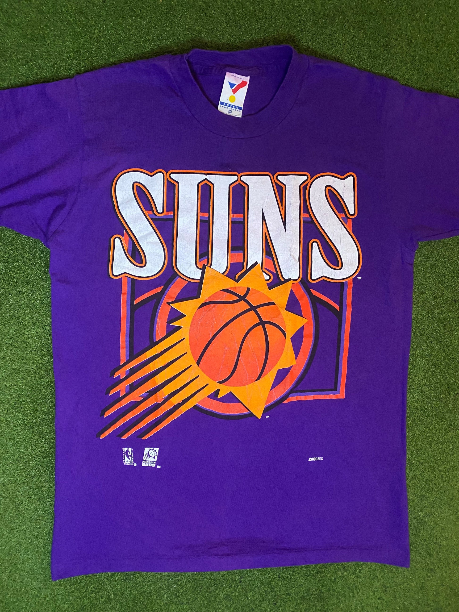 90s Phoenix Suns - Vintage NBA T-Shirt (Medium) 