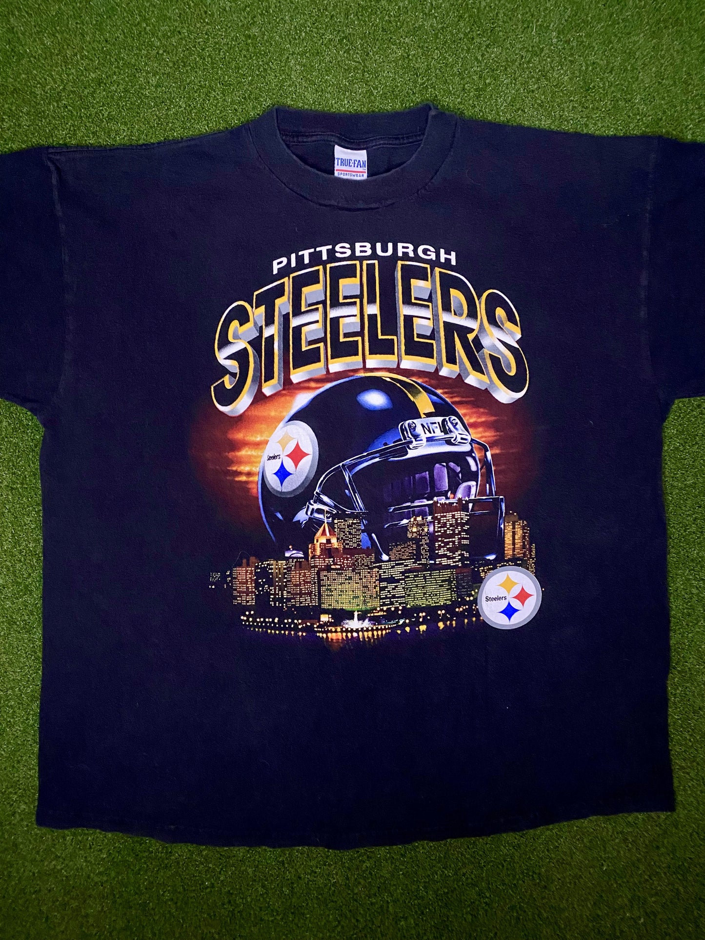 90s Pittsburgh Steelers - Vintage NFL T Shirt (XL)