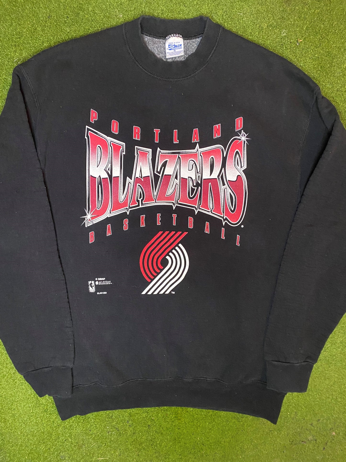 90s Portland Trail Blazers - Vintage NBA Sweatshirt (XL) 