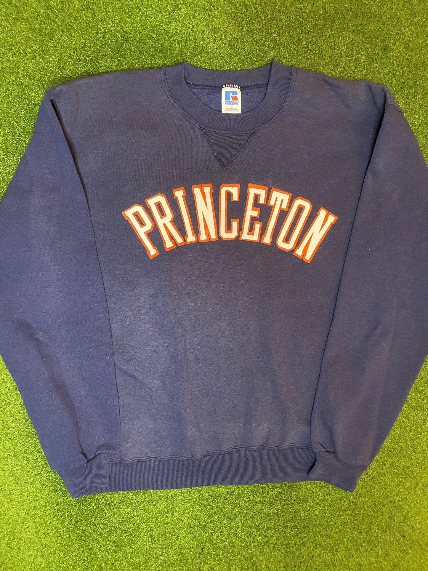 90s Princeton Tigers - Vintage Ivy League Sweatshirt (Medium) Gametime Vintage