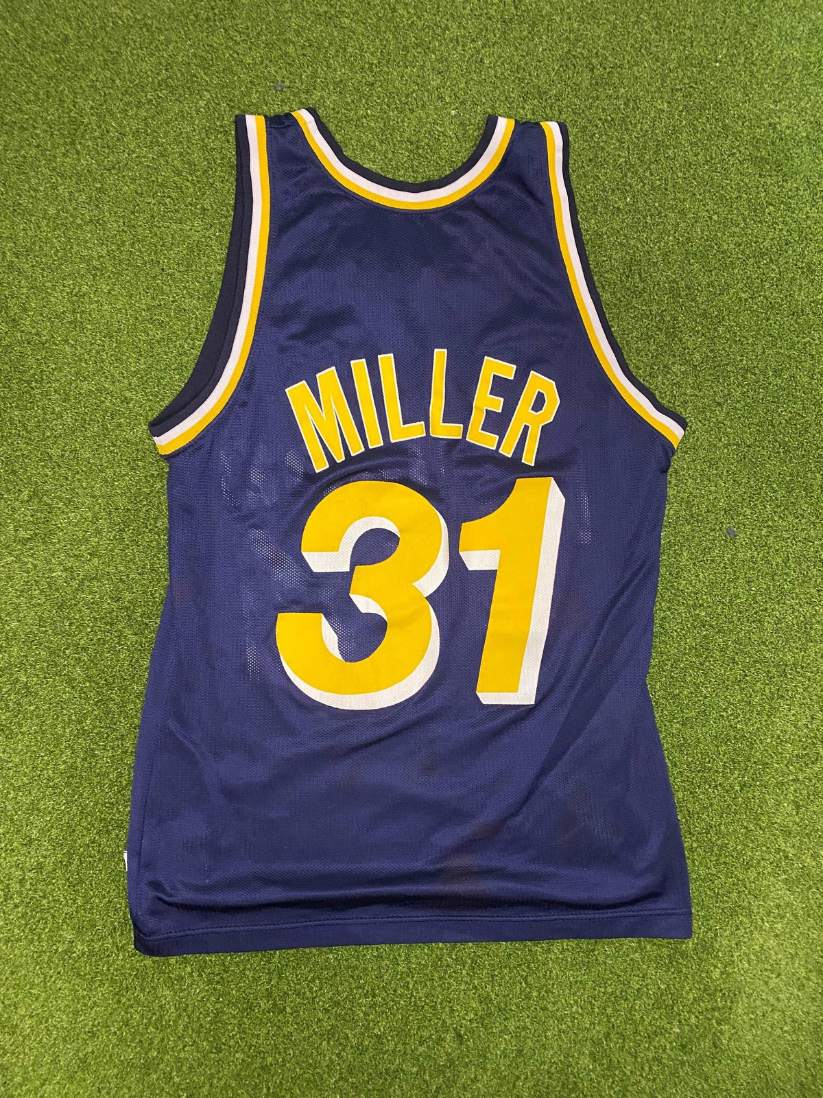 90s Indiana Pacers - Reggie Miller #31 - Vintage NBA Jersey (40)