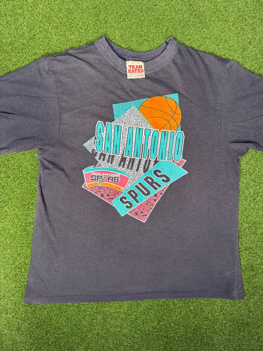 90s San Antonio Spurs - Vintage NBA T Shirt (Youth XL)