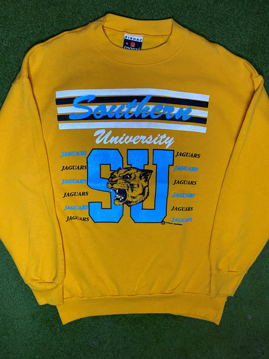 90s Southern Jaguars - Vintage HBCU Sweatshirt (XL) 