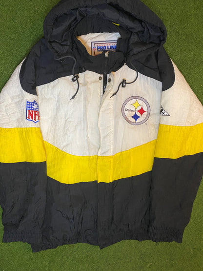 90s Pittsburgh Steelers - Vintage NFL Jacket (XL) 