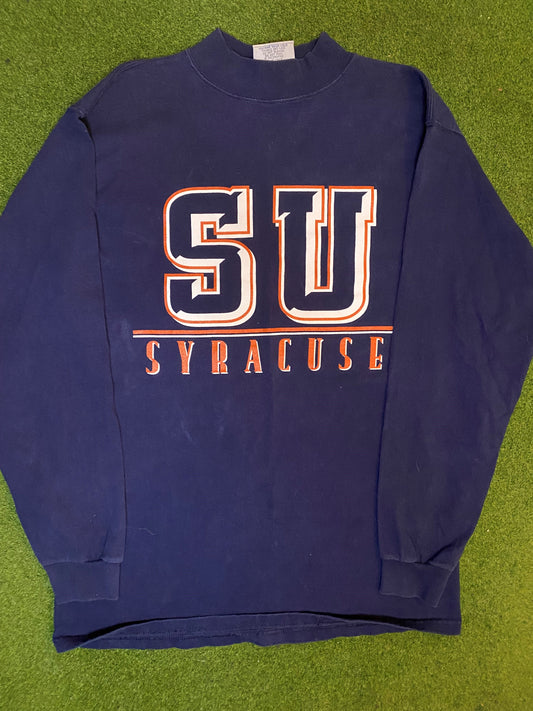 90s Syracuse Orangemen - Vintage College Long Sleeve (Large)