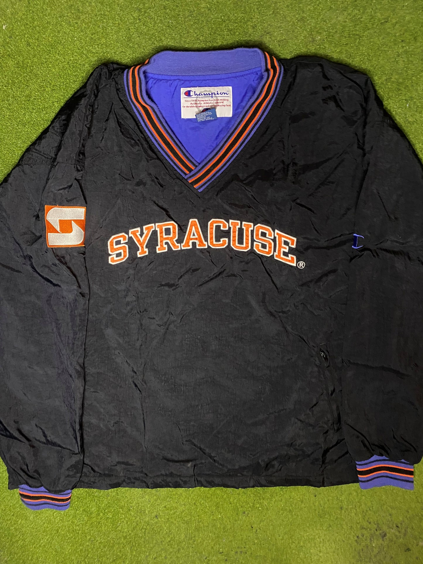 90s Syracuse Orangemen - Vintage College Pullover (2XL)
