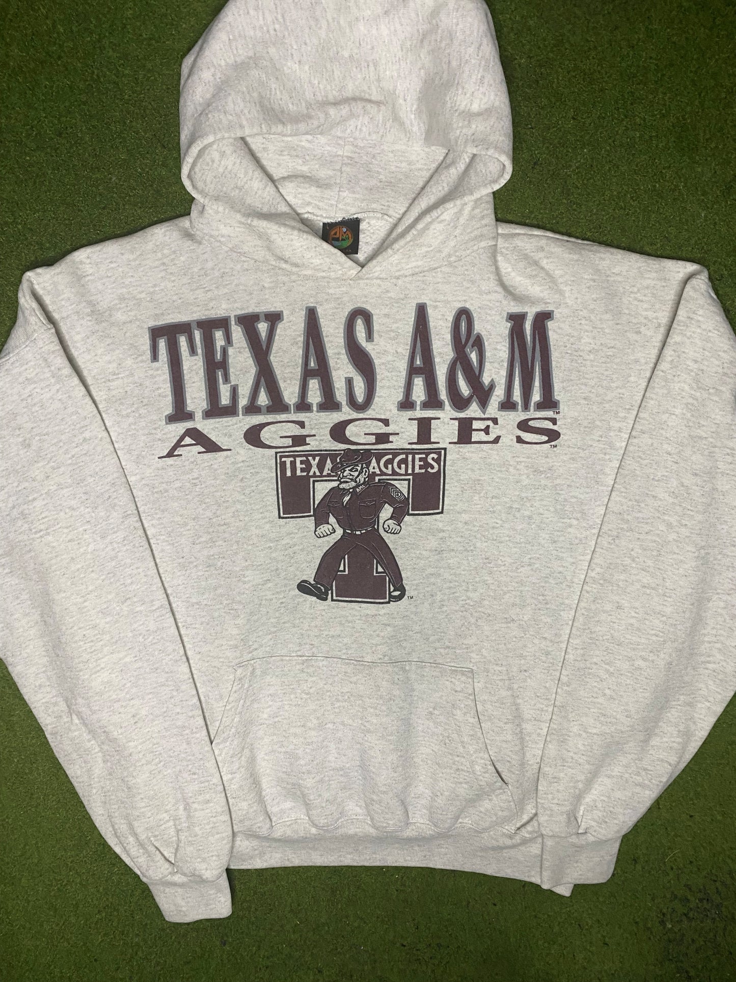 90s Texas A&M Aggies - Vintage College Hoodie (Large) - Gametime Vintage