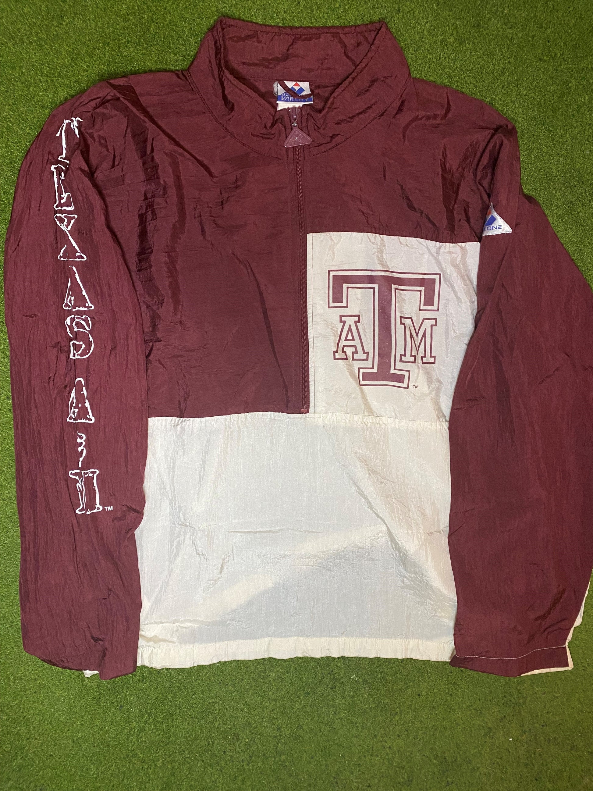 90s Texas A&M Aggies - Vintage College Windbreaker (XL)