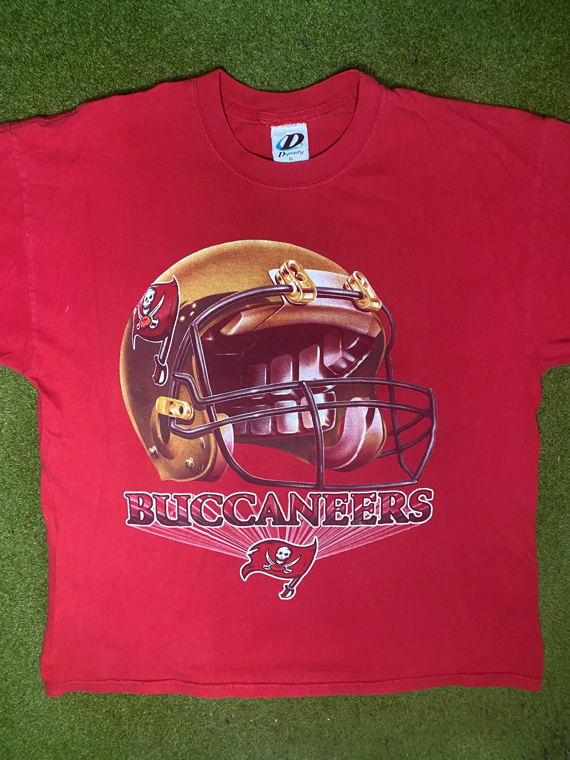 90s Tampa Bay Buccaneers - Vintage NFL T Shirt (XL) - Gametime Vintage