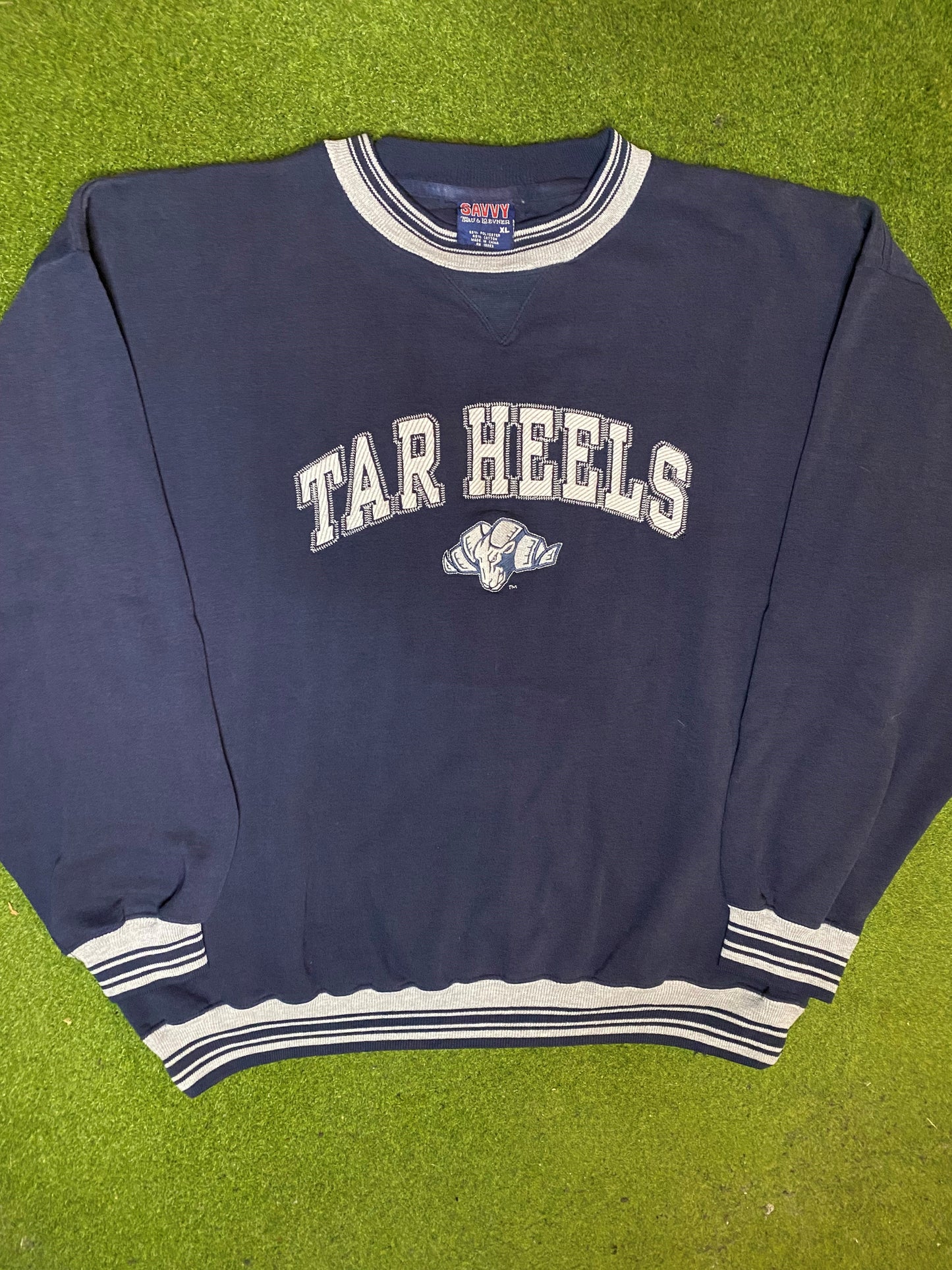 90s North Carolina Tar Heels - Vintage College Sweatshirt (XL)