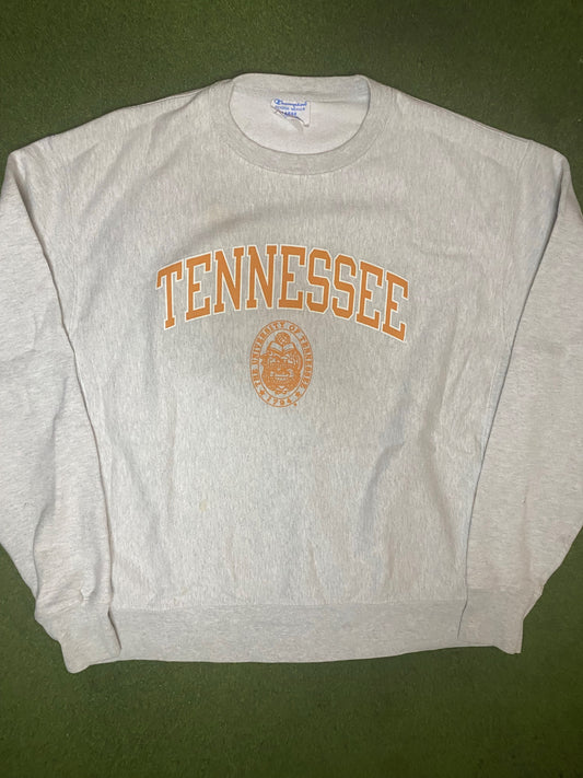 90s Tennessee Volunteers - Vintage University Sweatshirt (Large) - Gametime Vintage