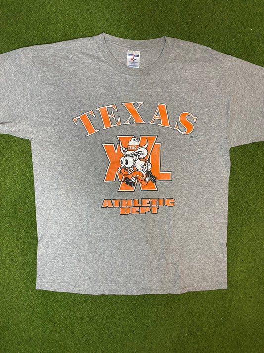 90s Texas Longhorns - Vintage College T-Shirt (Large) Gametime Vintage