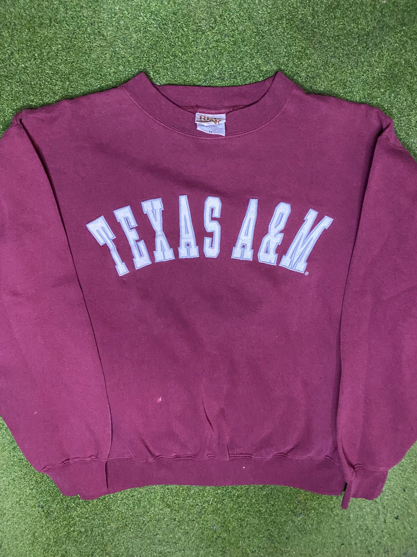 90s Texas A&M Aggies - Vintage College Sweatshirt (Medium) Gametime Vintage