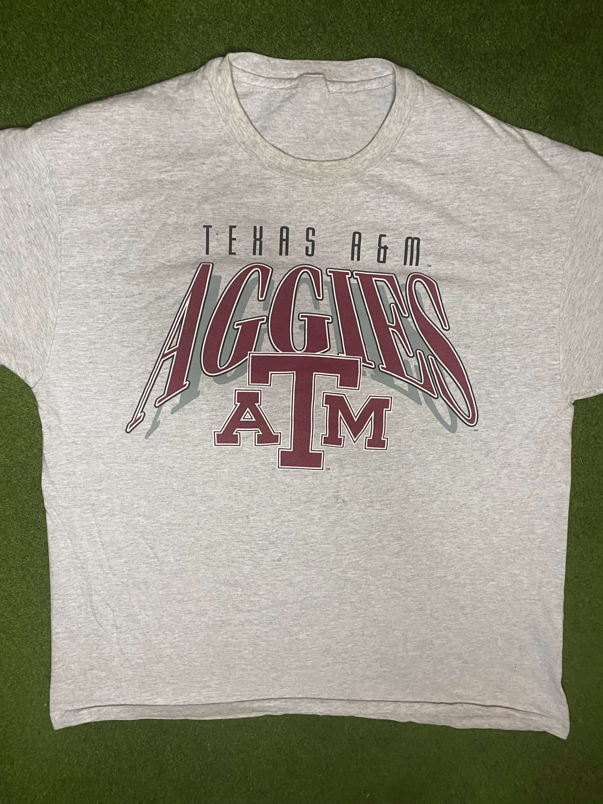 90s Texas A&M Aggies - Vintage College T-Shirt (XL)