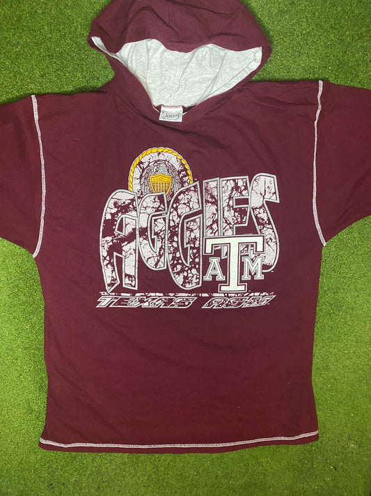 90s Texas A&M Aggies - Vintage College Hoodie (XL) 