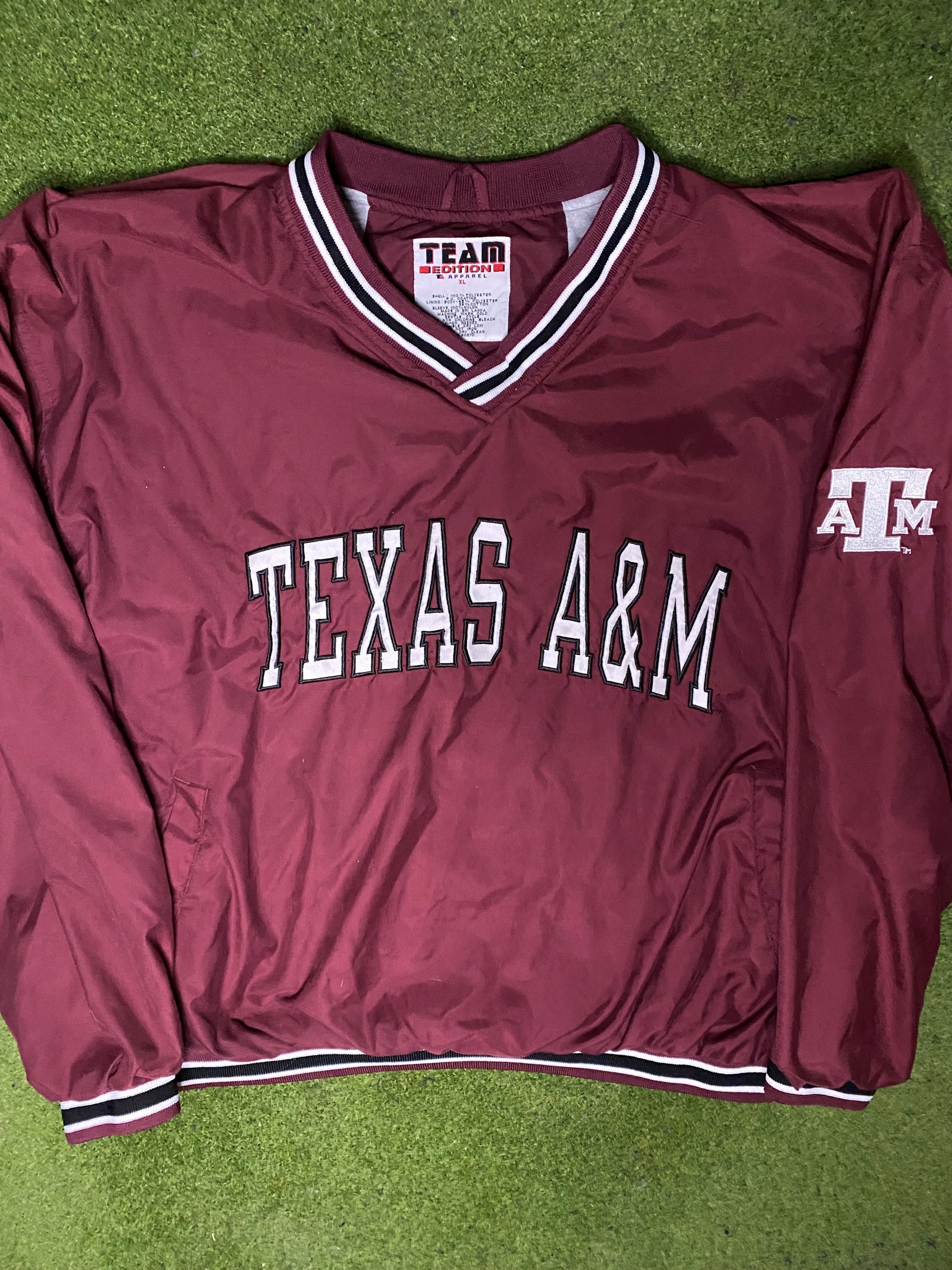 90s Texas A&M Aggies - Vintage College Pullover (XL) - Gametime Vintage