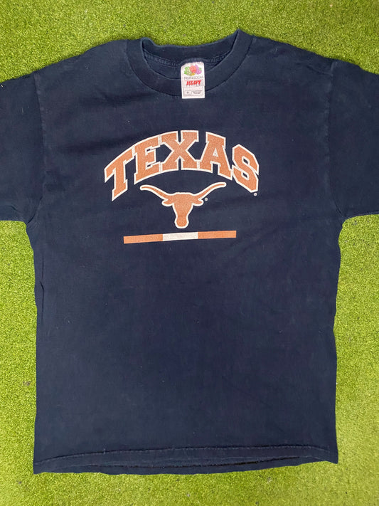 90s Texas Longhorns - Vintage College T-Shirt (Medium) Gametime Vintage