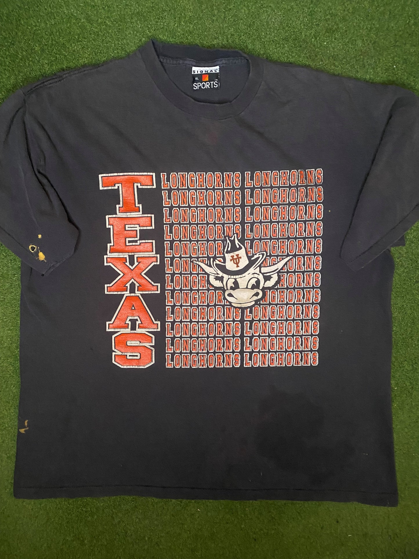 90s Texas Longhorns - Vintage College T Shirt (XL)