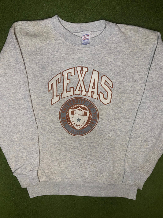 90s Texas Longhorns - Vintage University Sweatshirt (Large)