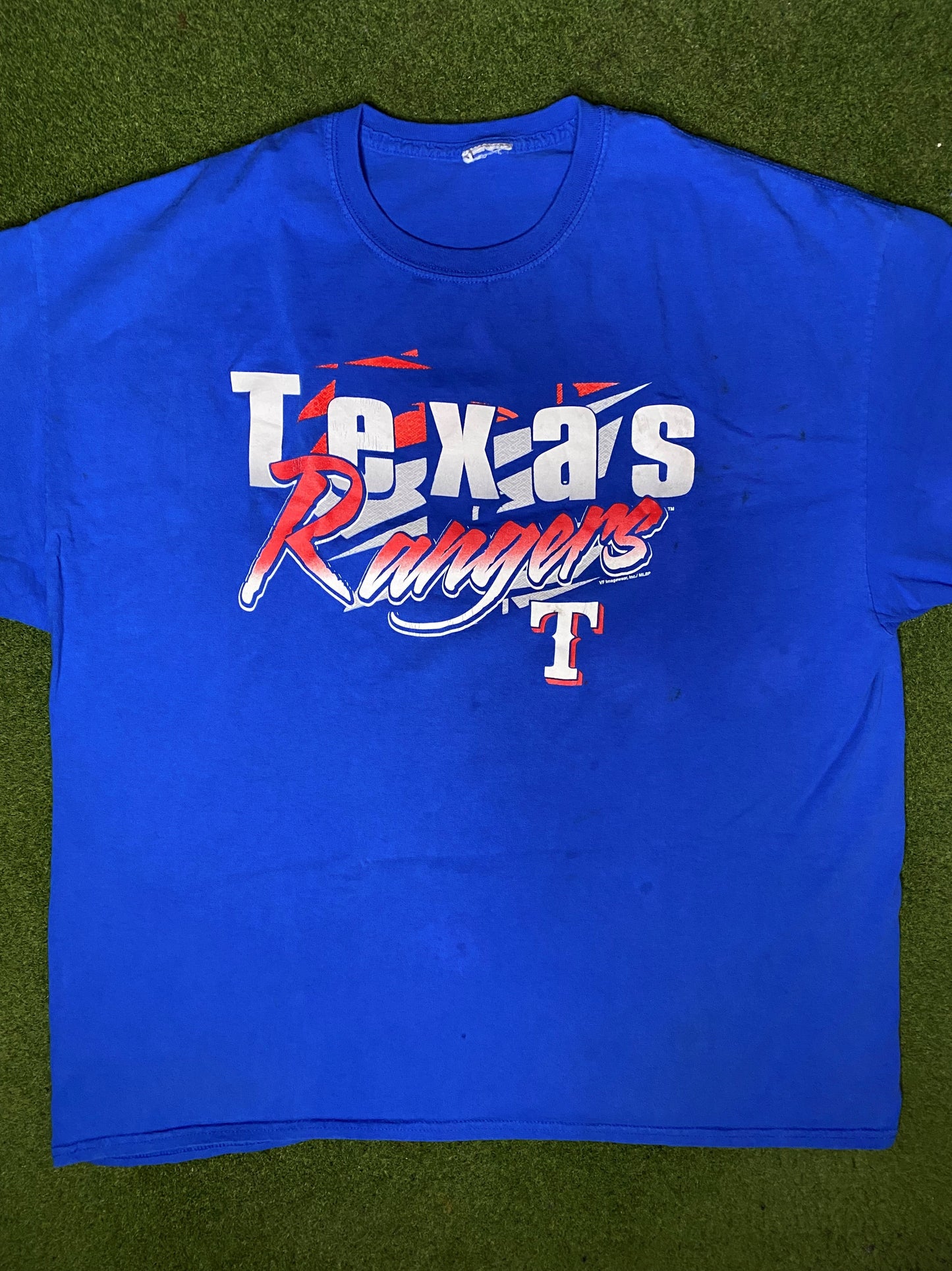 90s Texas Rangers - Vintage MLB T Shirt (XL)