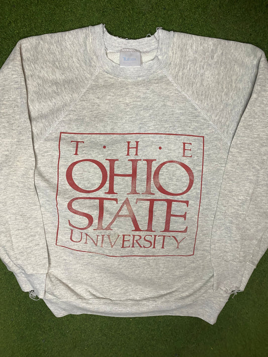 90s Ohio State Buckeyes - Vintage University Sweatshirt (Large) Gametime Vintage