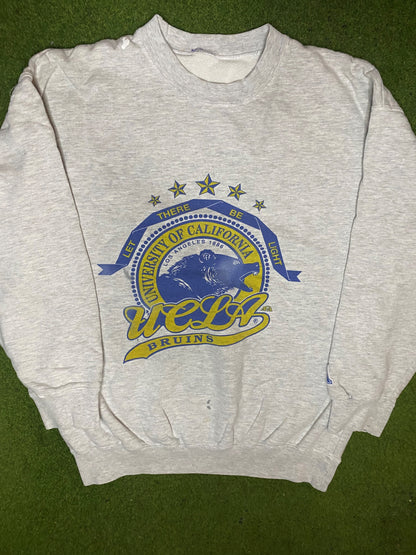 90s UCLA Bruins - Vintage College Sweatshirt (Large) 