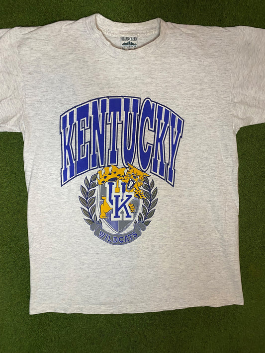 90s Kentucky Wildcats - Vintage College T-Shirt (Medium)