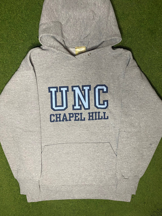 90s North Carolina Tar Heels - Vintage College Hoodie (Small) - Gametime Vintage