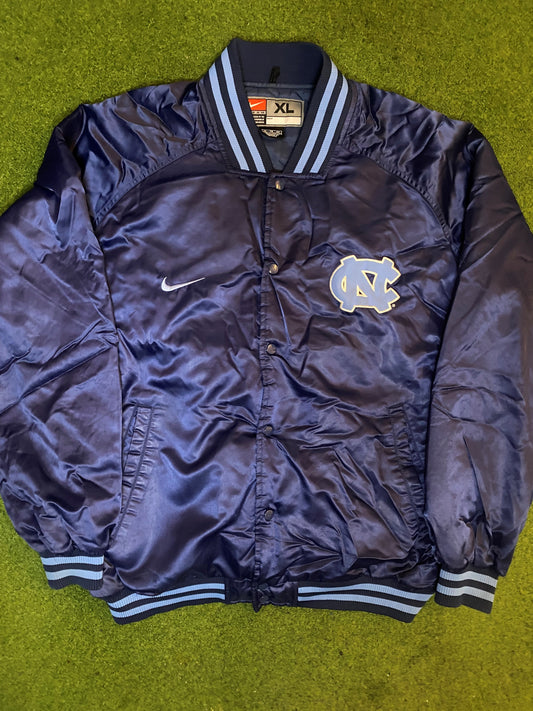 90s North Carolina Tar Heels - Heavy Nike - Vintage College Jacket (XL)