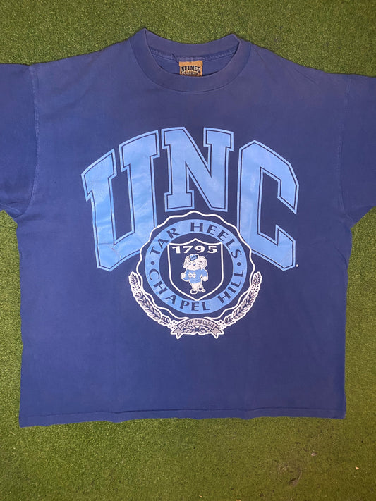 90s UNC Tar Heels - Vintage University T-Shirt (XL) 