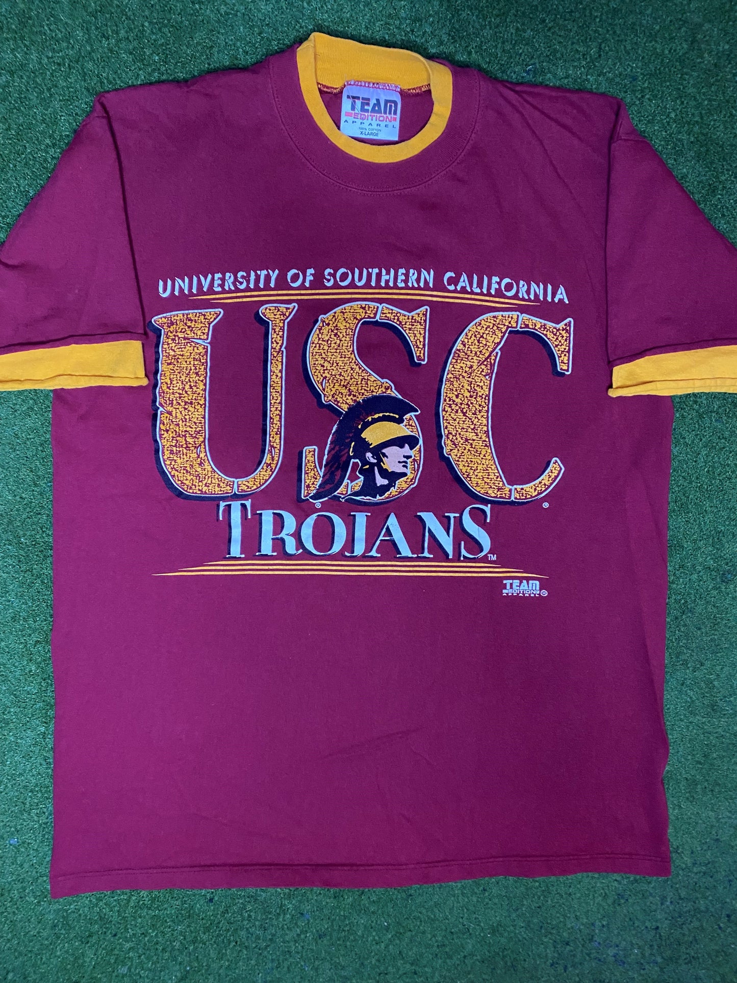 90s USC Trojans - Vintage College Tee (XL)