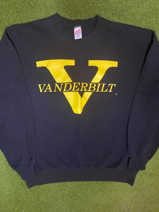 90s Vanderbilt Commodores - Vintage College Sweatshirt (XL) Gametime Vintage