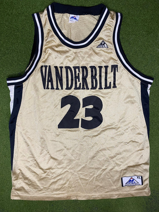 90s Vanderbilt Commodores - Vintage College Basketball Jersey (XL) - Gametime Vintage