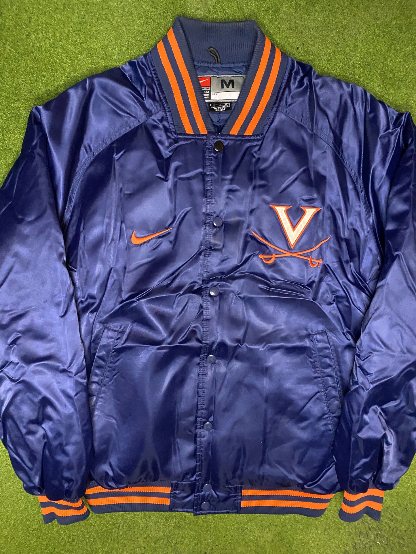 90s Virginia Cavaliers - Nike - Vintage College Jacket (Medium) Gametime Vintage