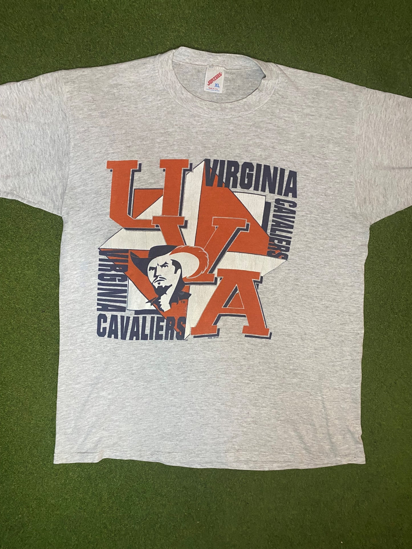 90s Virginia Cavaliers - Vintage College T-Shirt (XL)