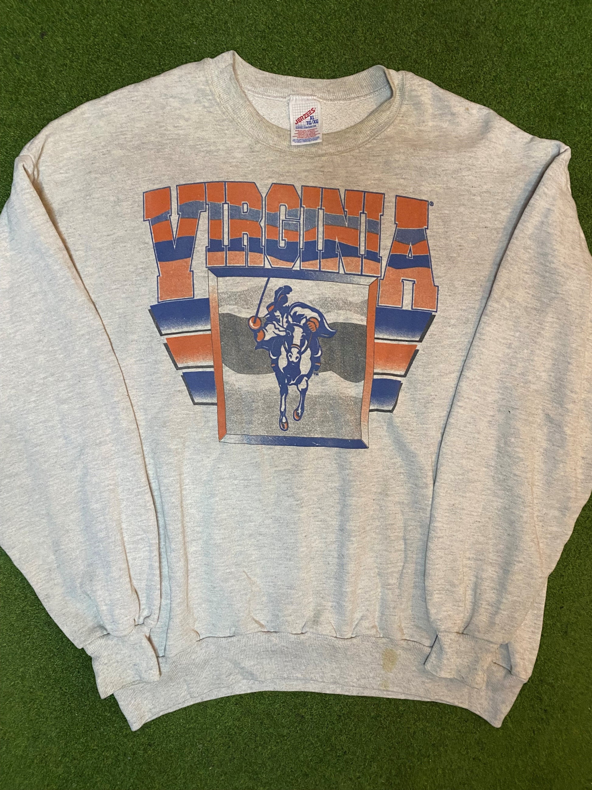 90s Virginia Cavaliers - Vintage College Sweatshirt (XL)