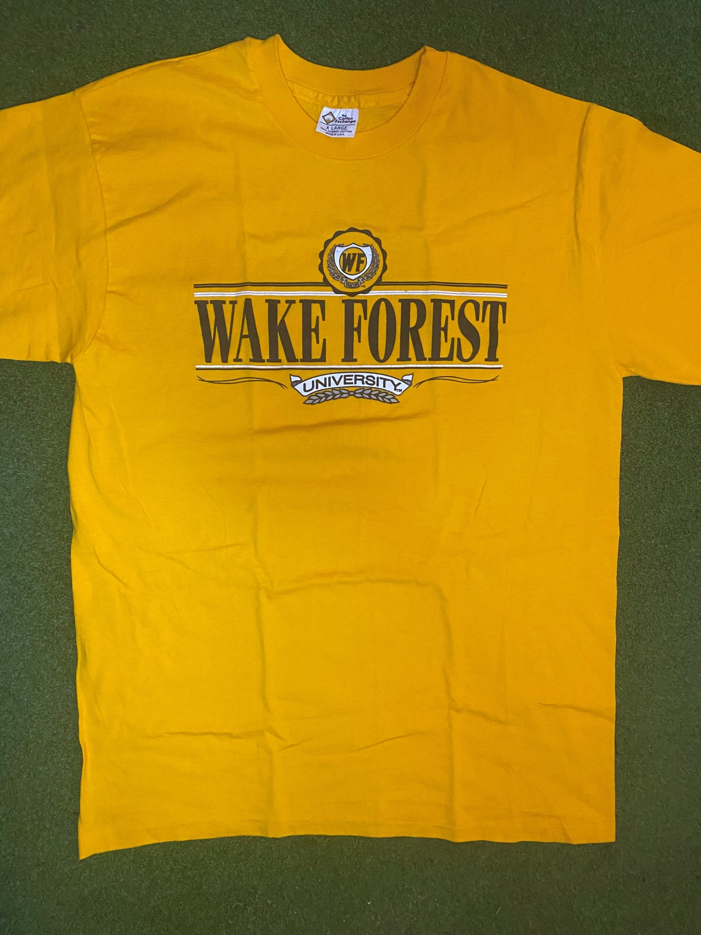 90s Wake Forest Demon Deacons - Vintage University T-Shirt (XL)