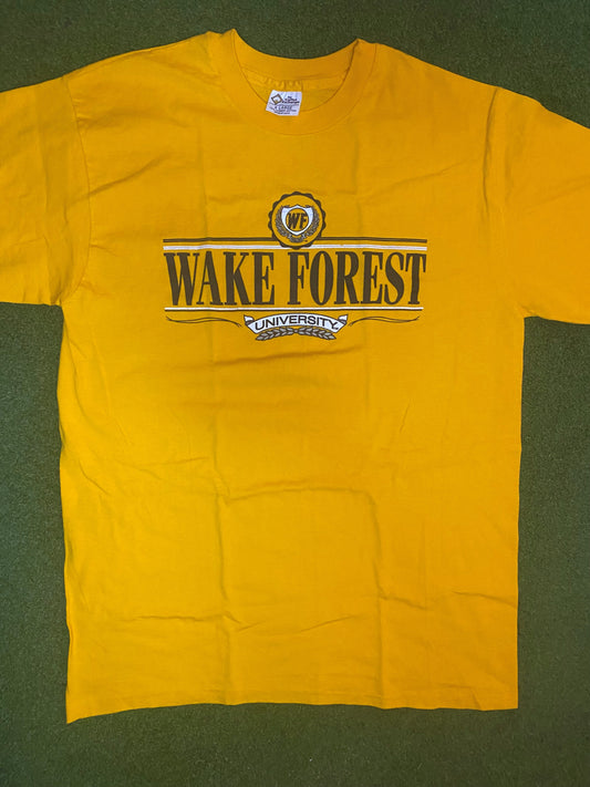 90s Wake Forest Demon Deacons - Vintage University T-Shirt (XL)