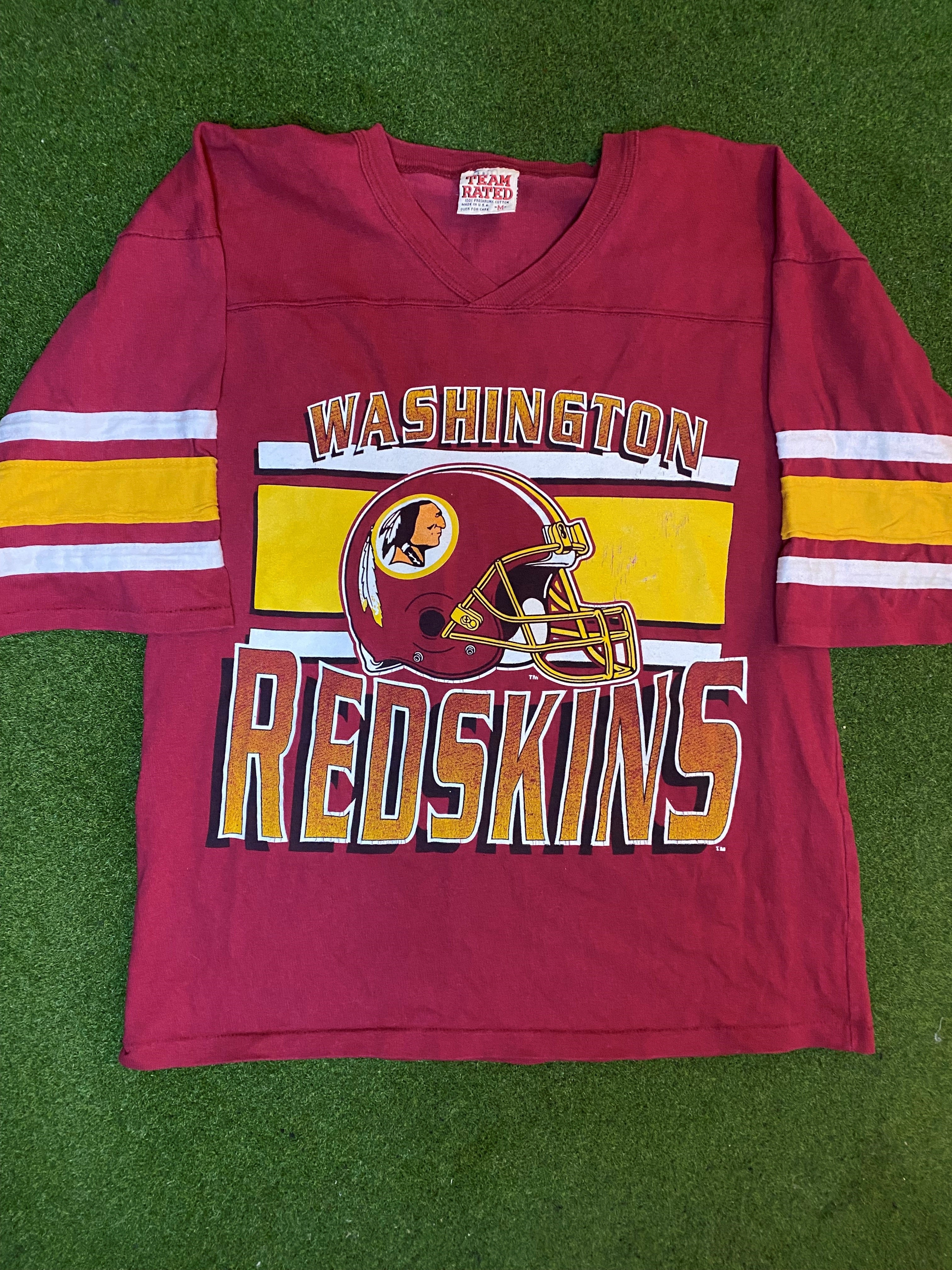 90s Washington Redskins Vintage NFL 3 4 Sleeve Medium Gametime Vintage