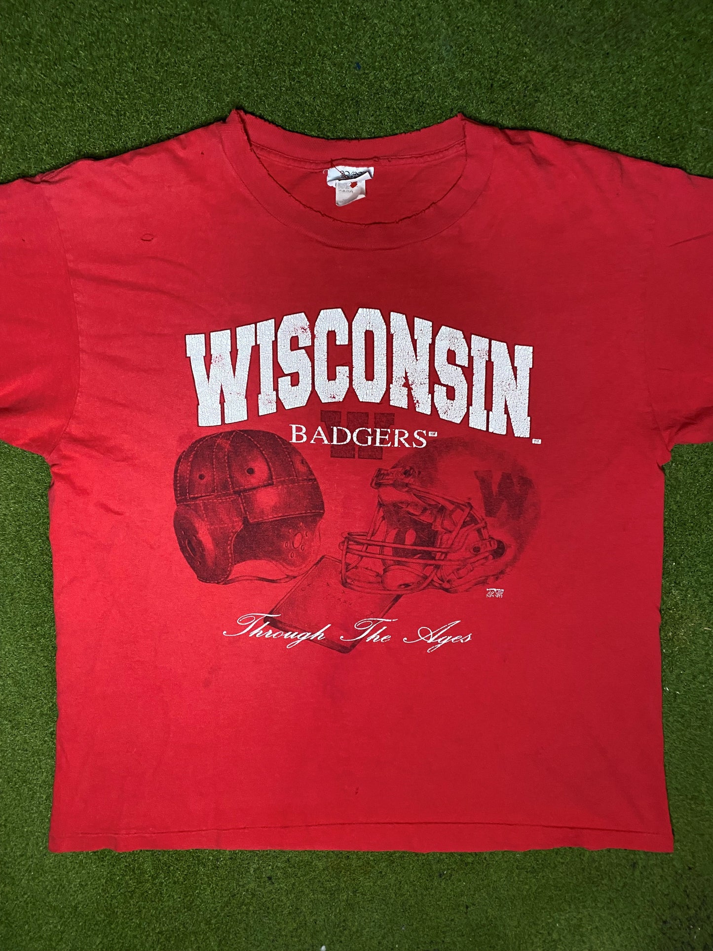 90s Wisconsin Badgers - Vintage College Tee (XL)