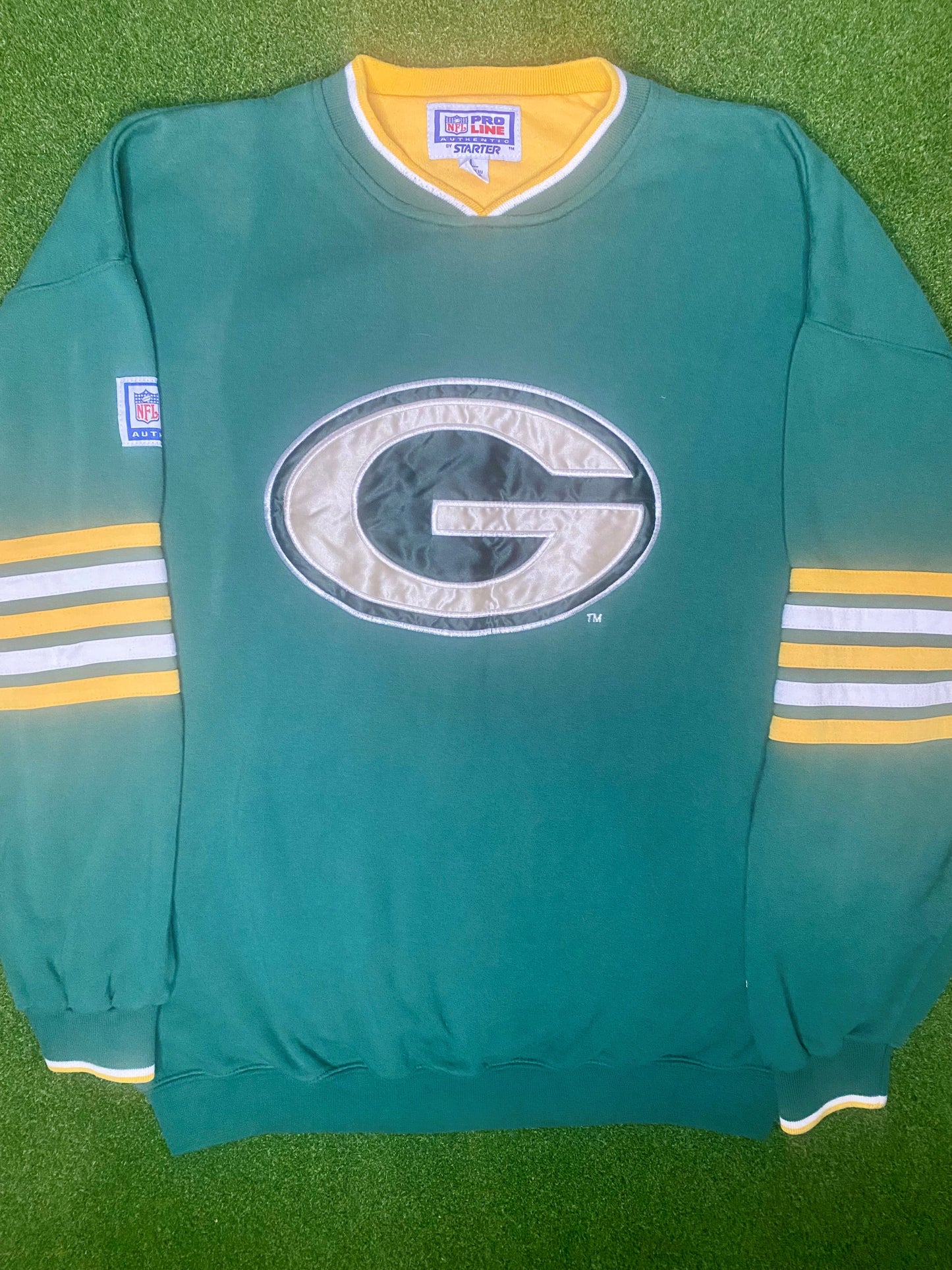 90s Green Bay Packers - Vintage NFL Sweatshirt (Large)