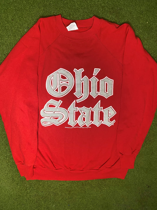 90s Ohio State Buckeyes - Vintage College Sweatshirt (XL) Gametime Vintage