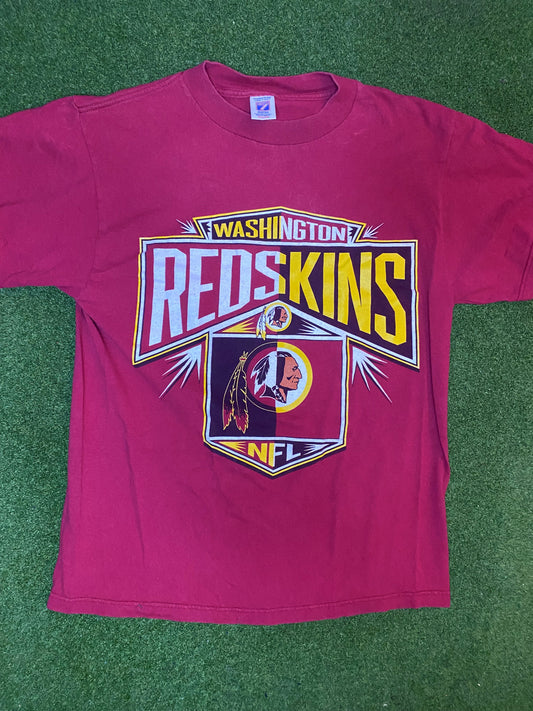 90s Washington Redskins - Vintage NFL T-Shirt (Medium) - Gametime Vintage