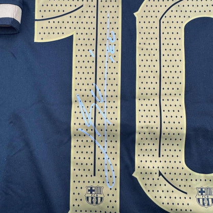 Framed Autographed/Signed Roberto Carlos 35x39 Brazil Yellow Soccer Jersey Beckett BAS COA