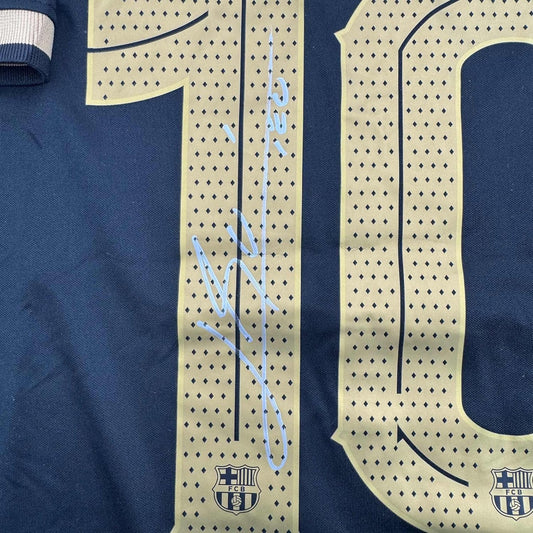 Framed Autographed/Signed Roberto Carlos 35x39 Brazil Yellow Soccer Jersey Beckett BAS COA